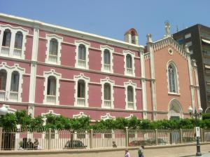 Vista actual del colegio de los Salesianos de Villena (Alicante).